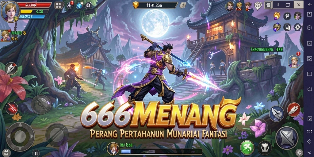 Screenshot gameplay seru Tower Defense 666MENANG.