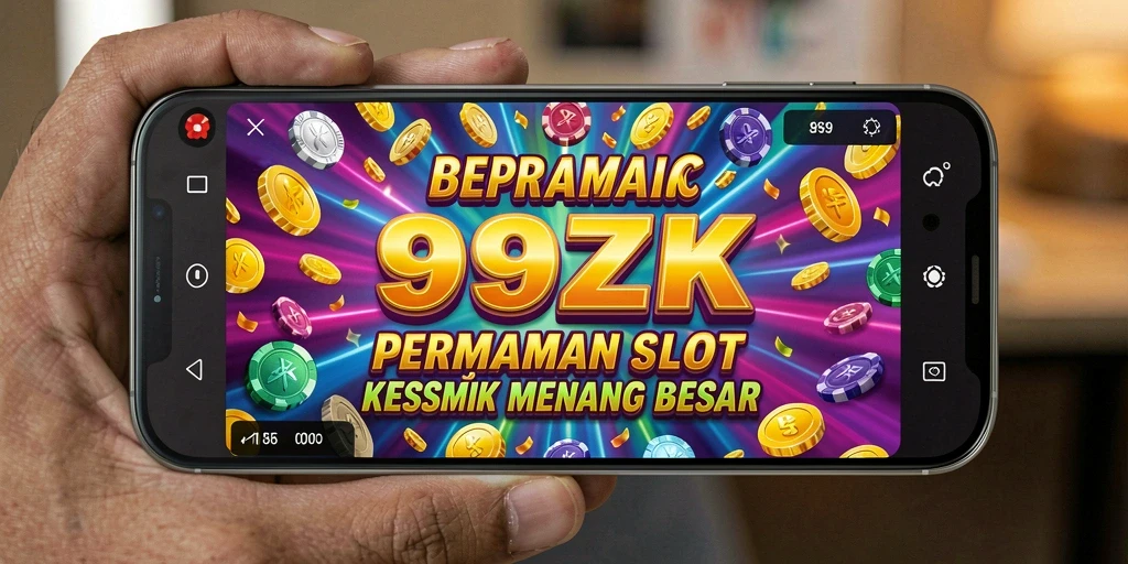 Tampilan gameplay 999ZK dengan berbagai simbol slot yang menarik.
