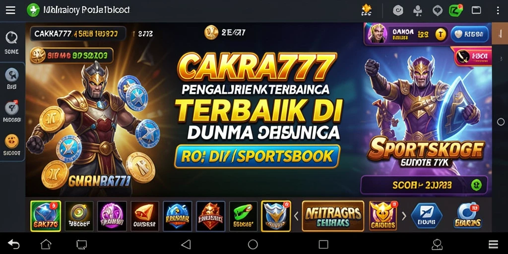 Tampilan gameplay CAKRA777 yang interaktif dan menarik.