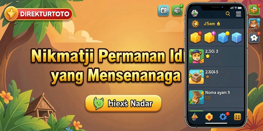 Tampilan gameplay DIREKTURTOTO yang menawan dan santai.