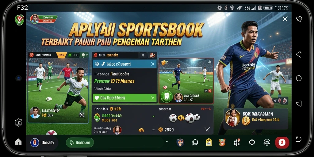 Tampilan gameplay Sportsbook yang menarik dan interaktif.