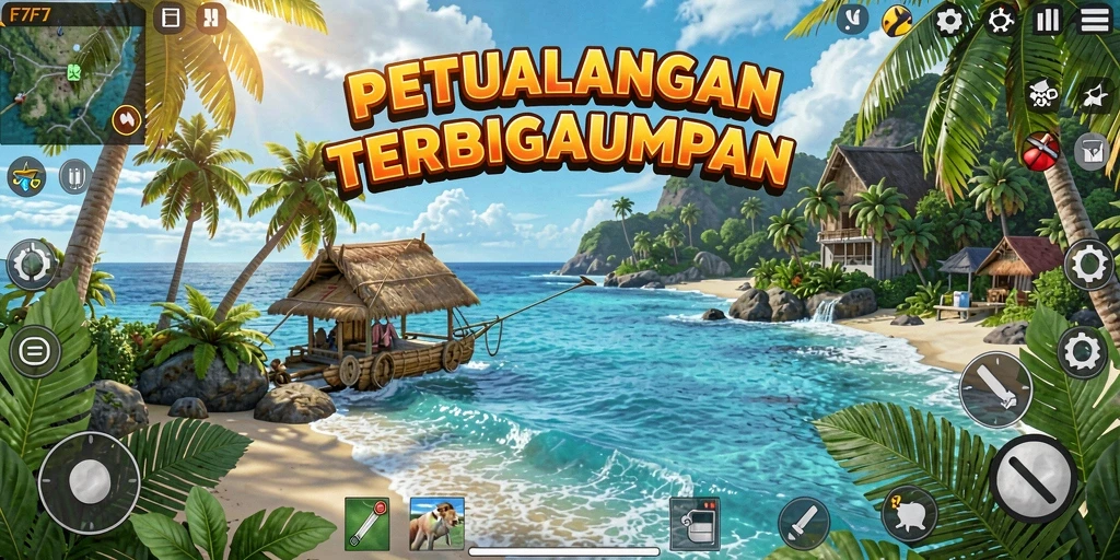 Gameplay F7F7 dengan eksplorasi dunia terbuka yang menakjubkan.