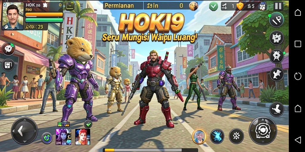 Tampilan gameplay seru dan menantang di HOKI9.