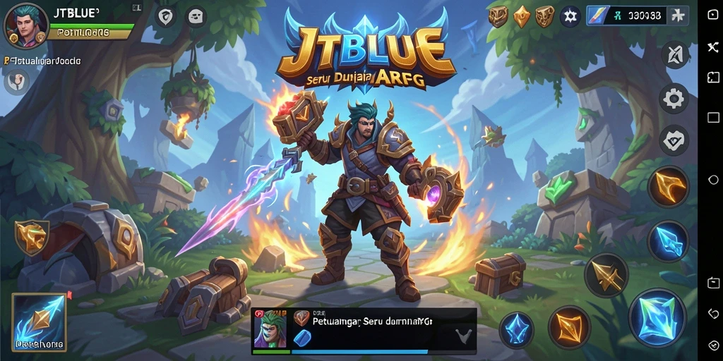 Gameplay seru dan penuh aksi di JTBLUE, pengalaman ARPG yang mendebarkan.