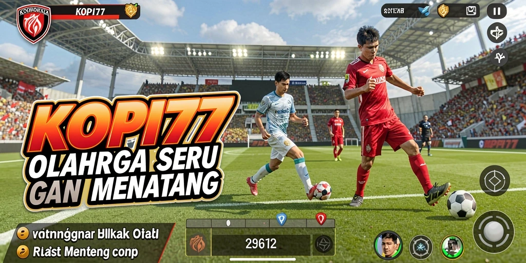 Screenshot gameplay KOPI77 yang menunjukkan aksi olahraga seru.