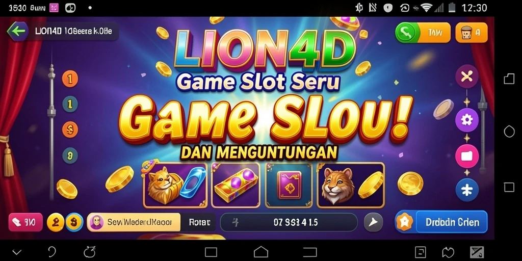 Tampilan gameplay menarik dari LION4D yang menunjukkan keseruan permainan Slot.