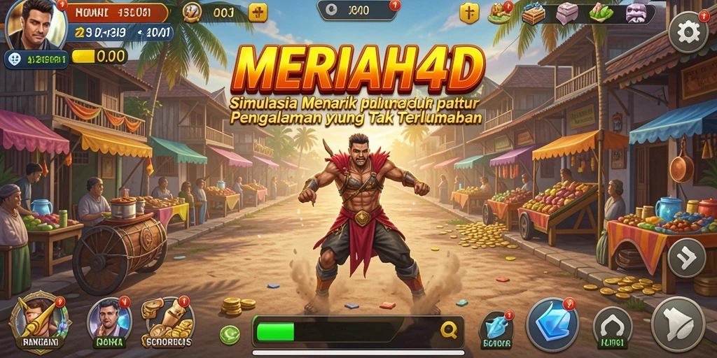 Tampilan menarik dari gameplay dalam MERIAH4D dengan interaksi dinamis.