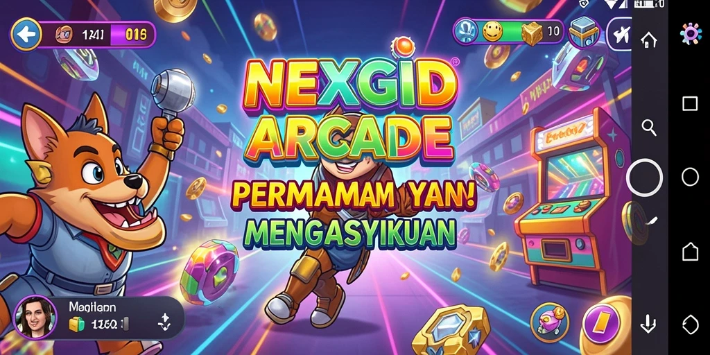 Tampilan gameplay menarik dari NEXGID yang penuh tantangan.