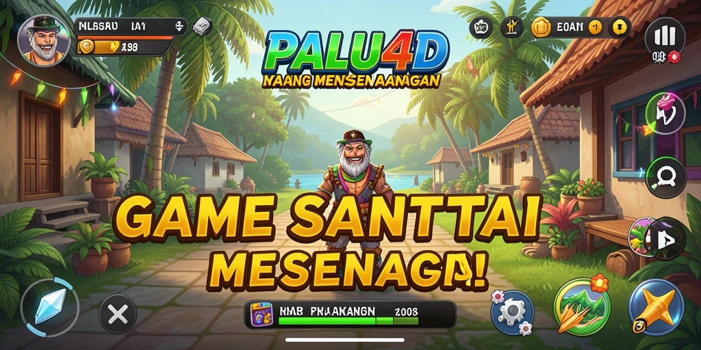 Screenshot PALU4D menampilkan gameplay yang ceria dan penuh warna.