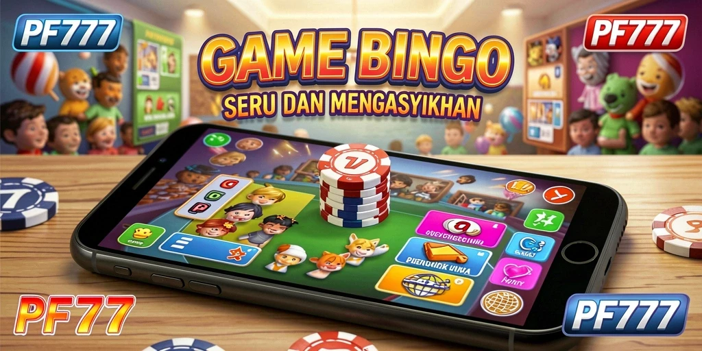 Tangkapan layar gameplay PF777 menampilkan momen seru dalam permainan Bingo.