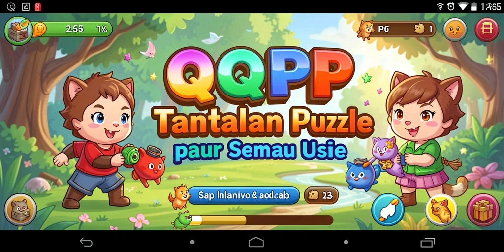 Screenshot gameplay QQRP yang menarik dengan tantangan puzzle.