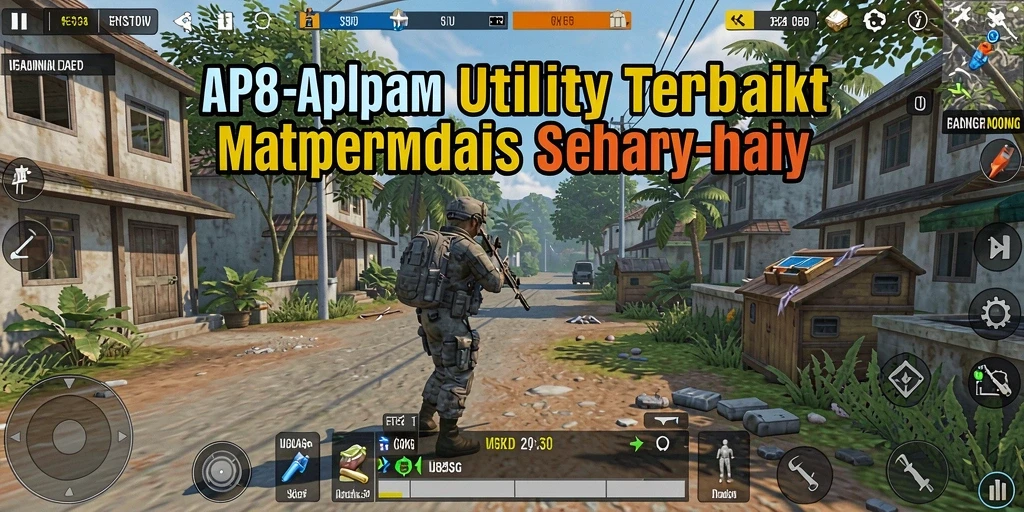 Tampilan antarmuka aplikasi RP8 yang sederhana dan efisien.